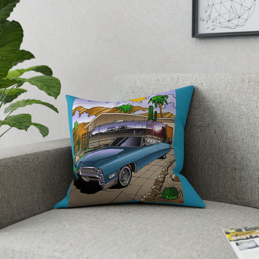 CADILLAC 1968 Vintage Airstream Trailer Broadcloth Pillow 4 Sizes