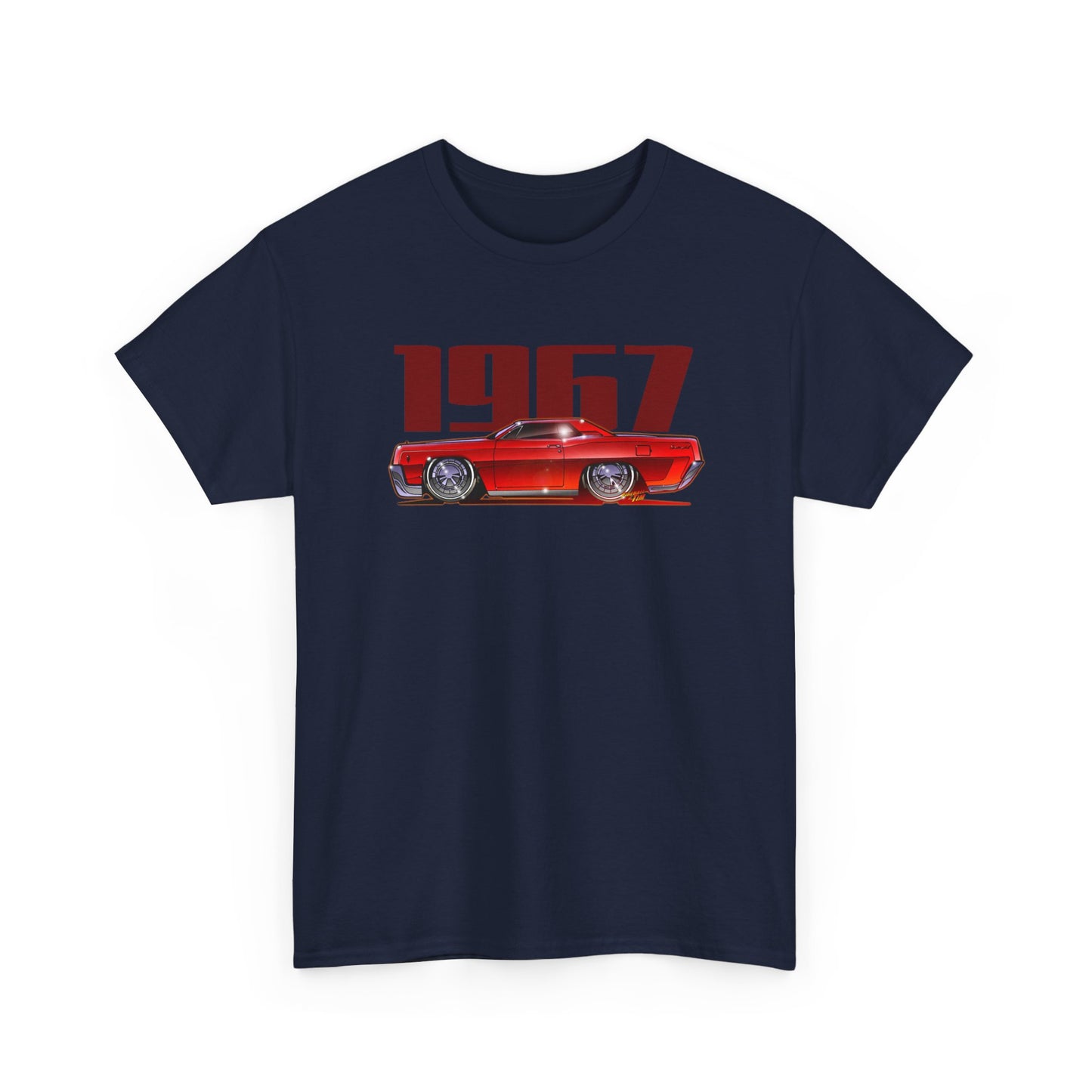 LINCOLN CONTINENTAL COUPE 1967 Heavy Cotton Tee Shirt - Multiple Colors