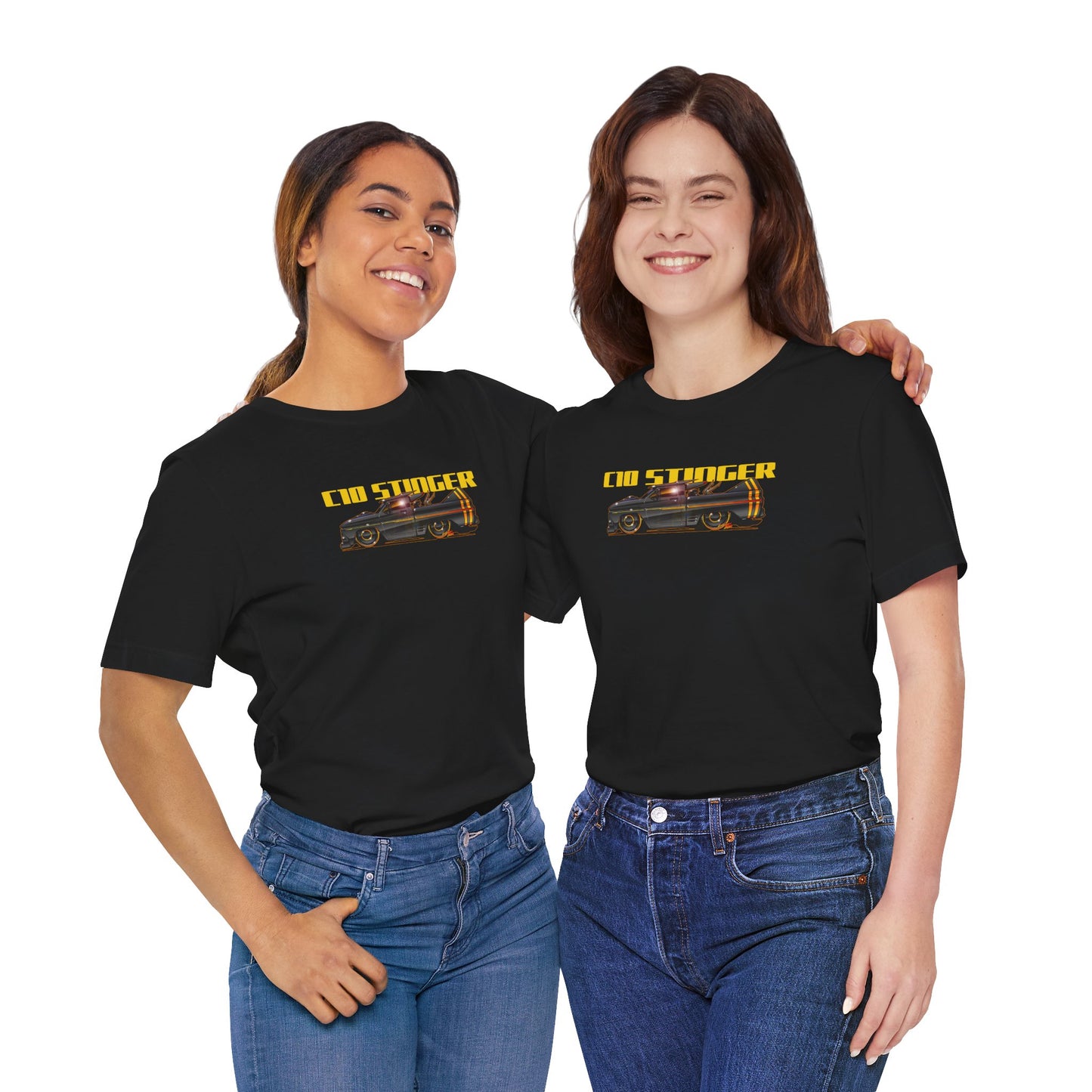 CHEVROLET C10 1960 Stinger Pickup Truck Custom Short Sleeve Tee 8 Colors