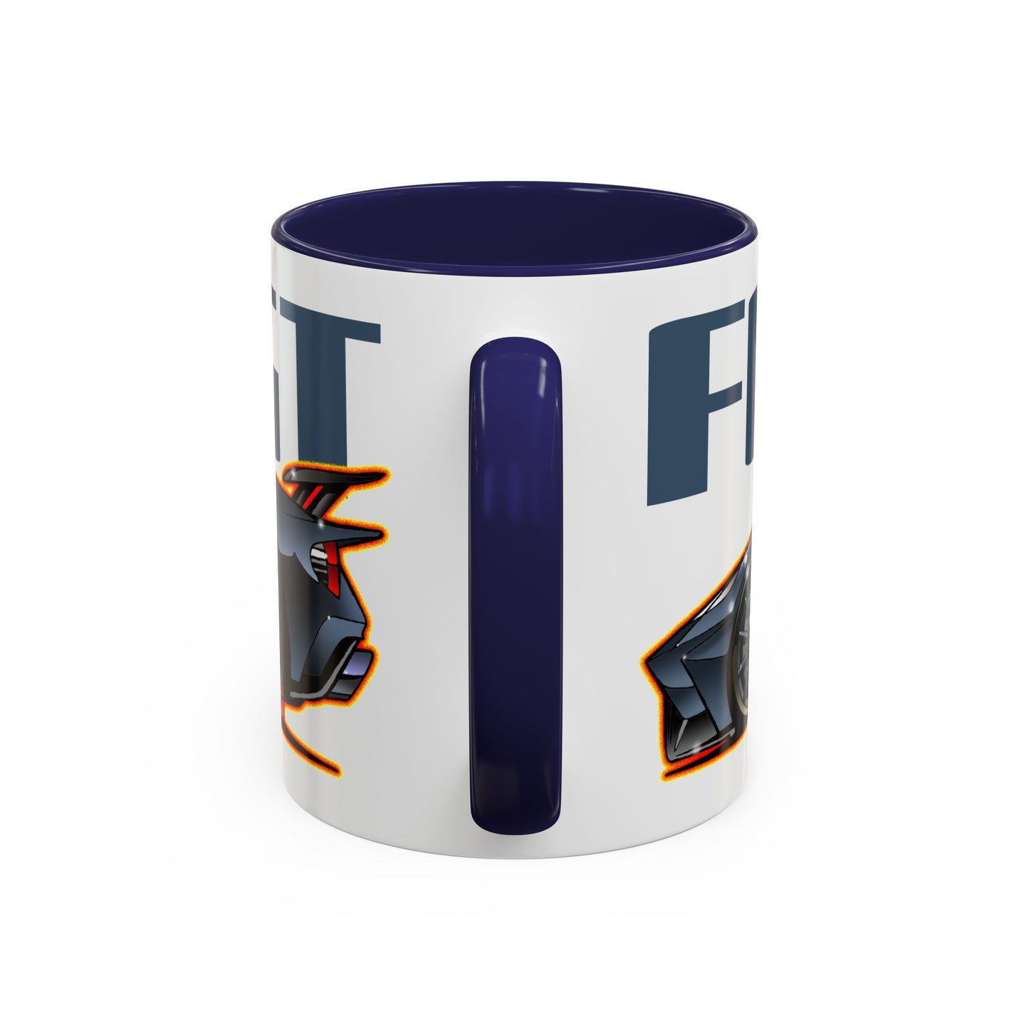 FORD GT Supercar Collectible Fireball Art Coffee Mug - 2 Sizes