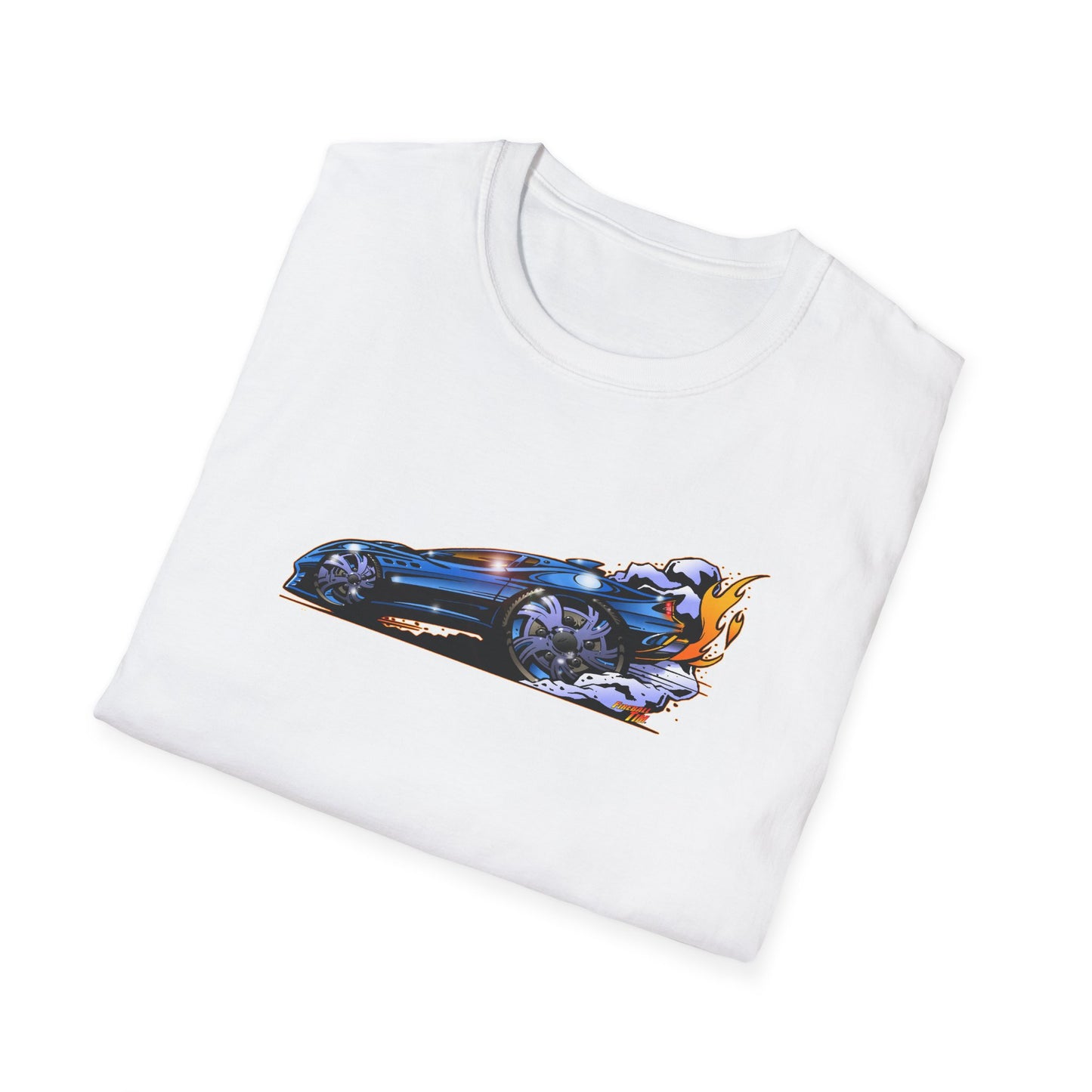 MASERATI FLAME Fireball Art Softstyle T-Shirt Multiple Colors