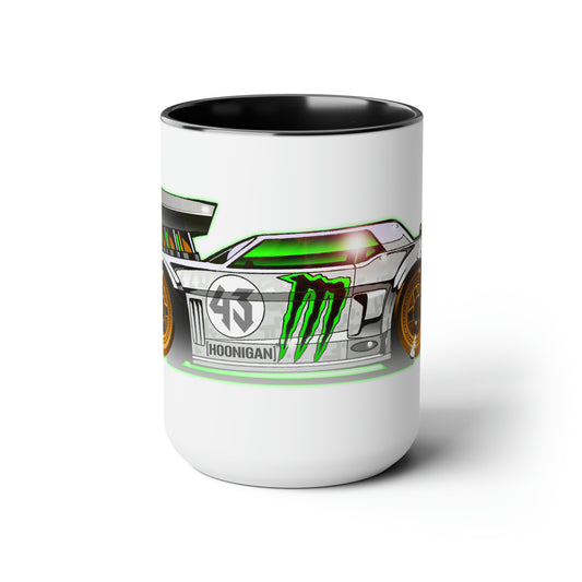 Ken Block HOONIGAN 43 Tribute Coffee Mug 15oz-Mug-Fireball Tim Garage