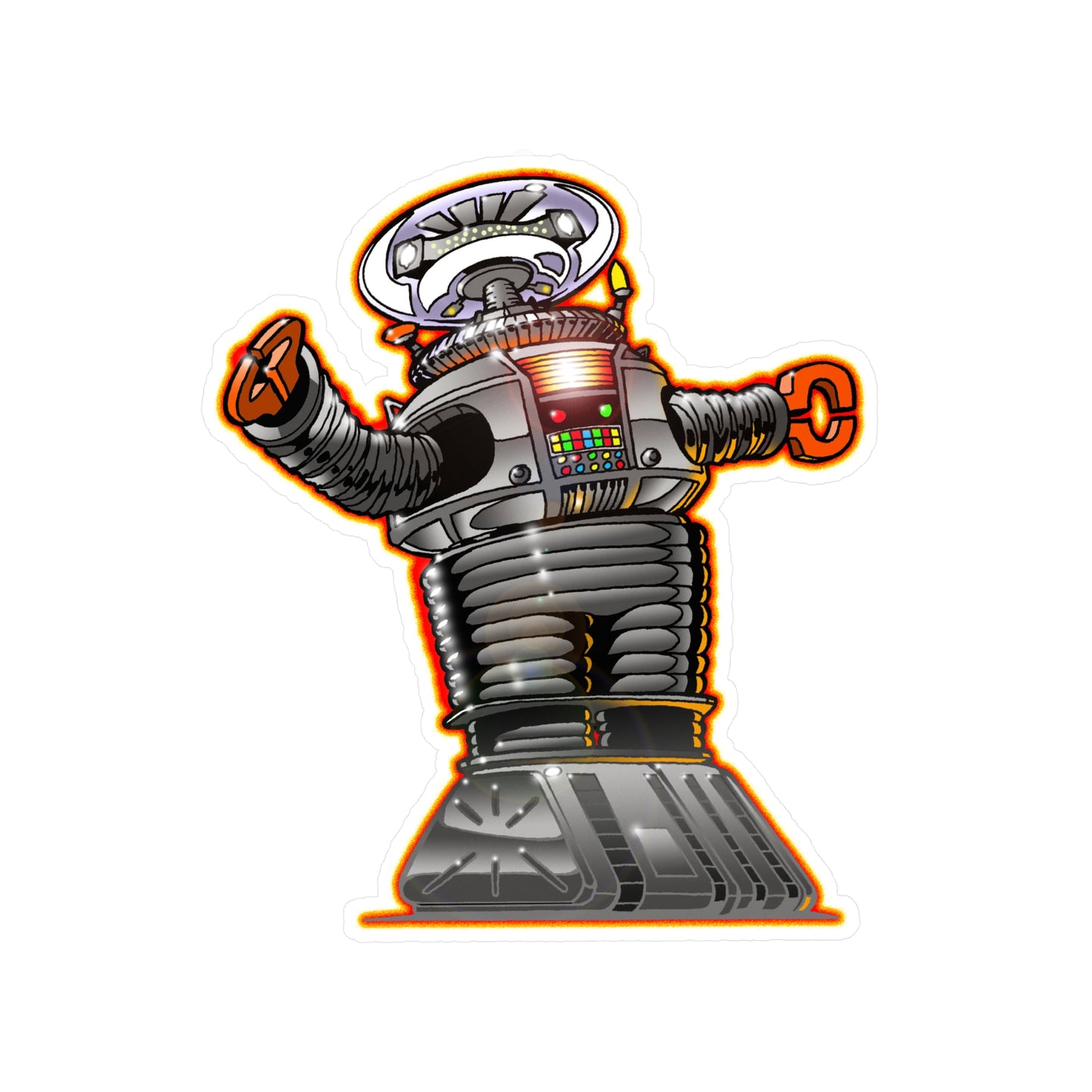 LOST in SPACE Danger Robot Collectible Kiss-Cut Vinyl Decals Sticker