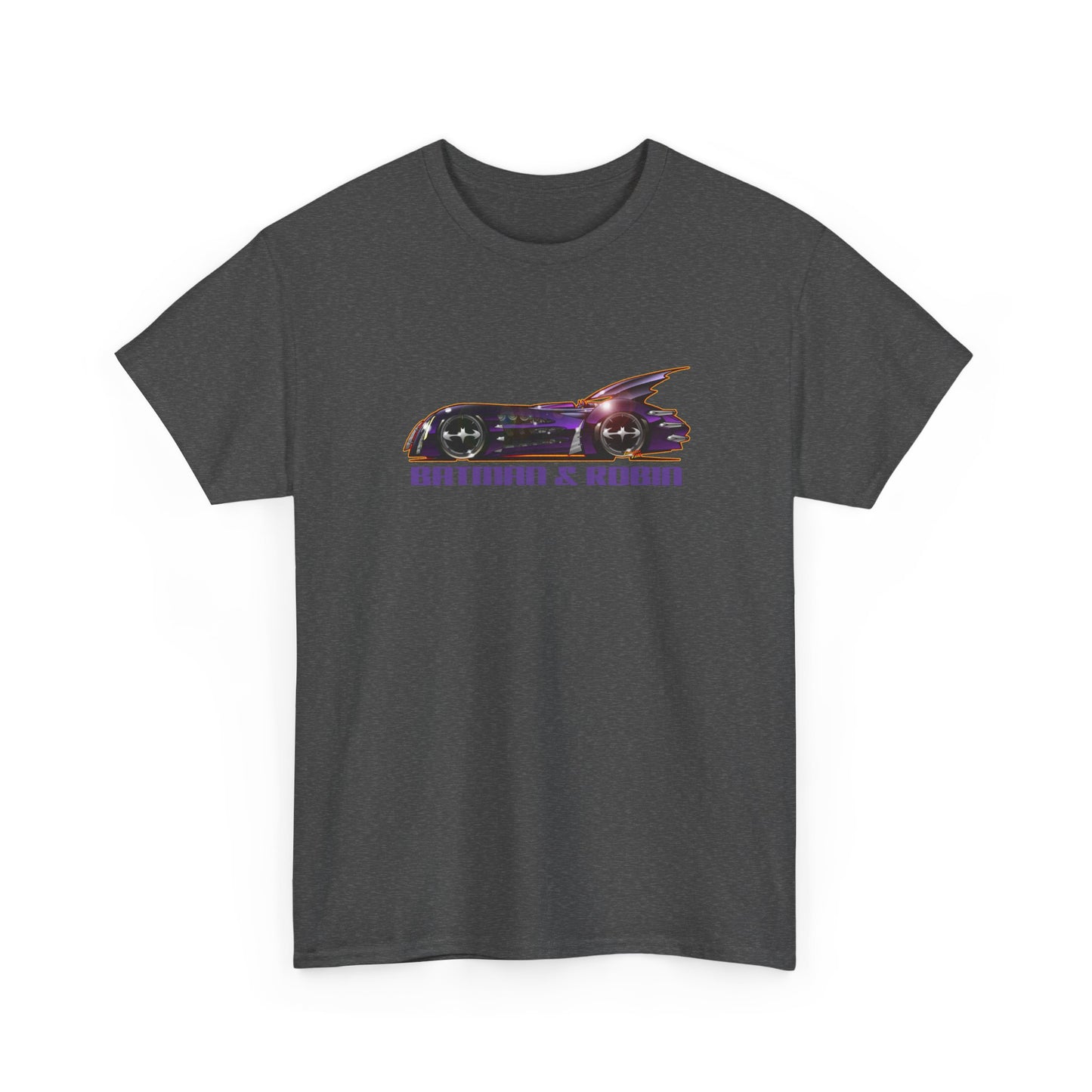 BATMAN & ROBIN 1997 BATMOBILE Movie Car Fireball Art Tee Shirt - Multiple Sizes