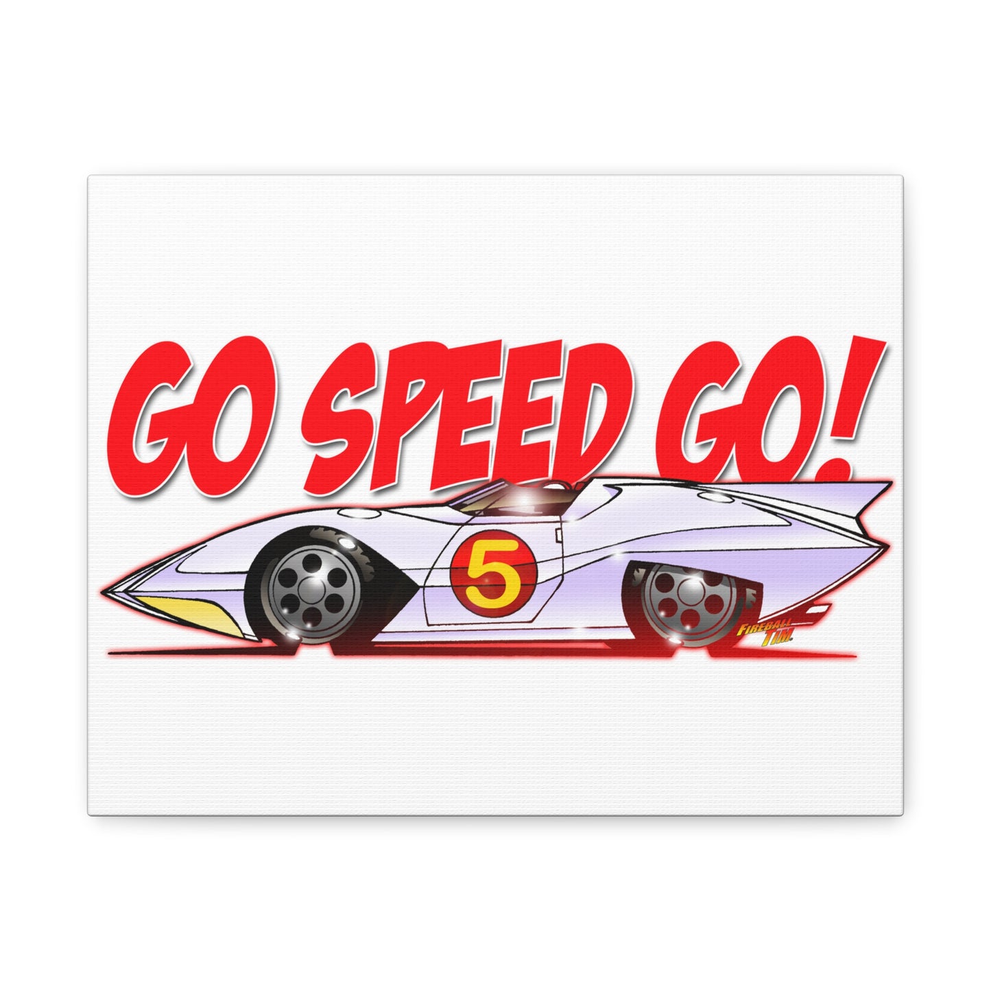 SPEED RACER MACH 5 Concept Art Canvas Print 11x14