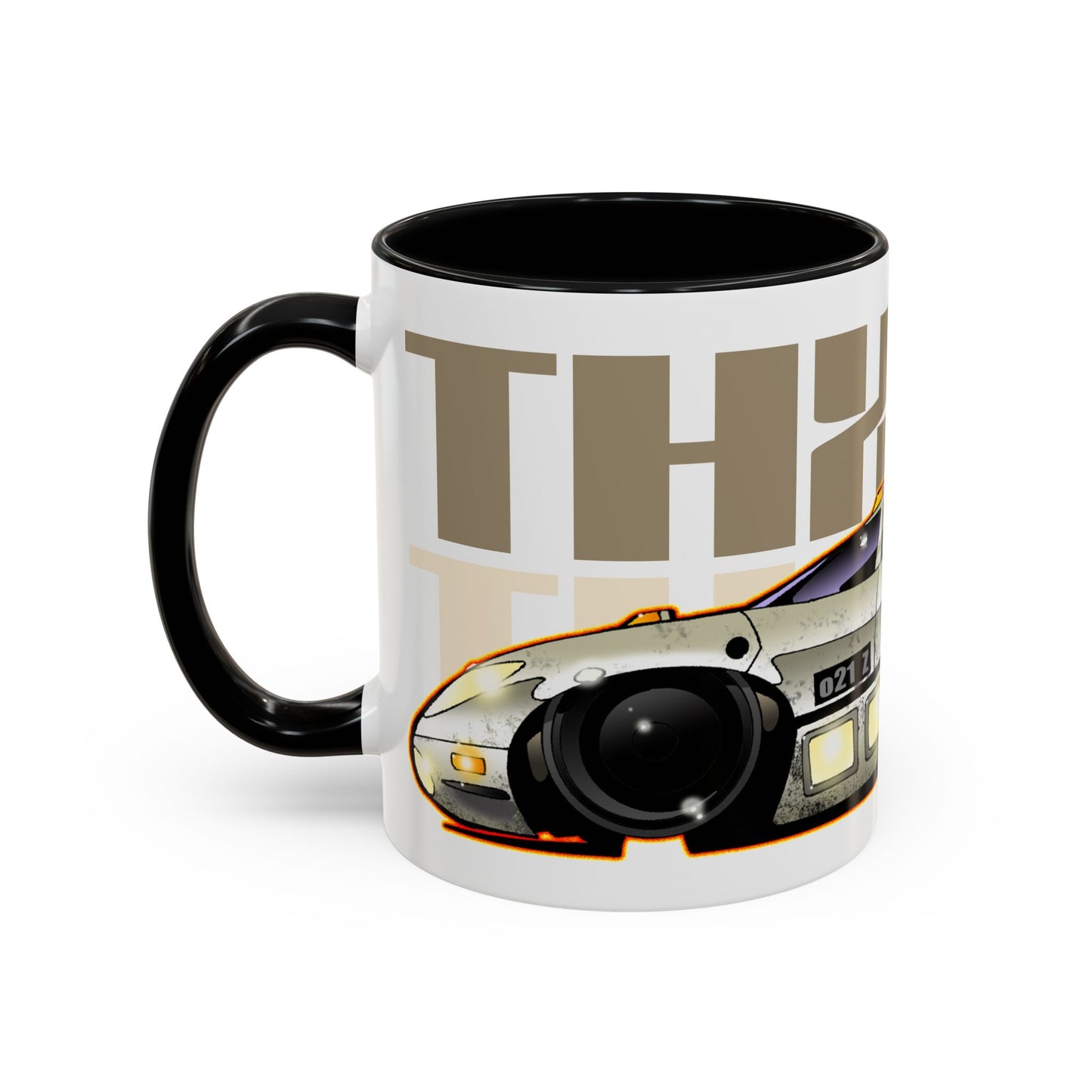 THX 1138 LOLA 770 Movie Car Collectible Fireball Art Coffee Mug - 2 Sizes