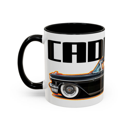 CADILLAC CUSTOM COUPE 1961 Collectible Fireball Art Coffee Mug - 2 Sizes