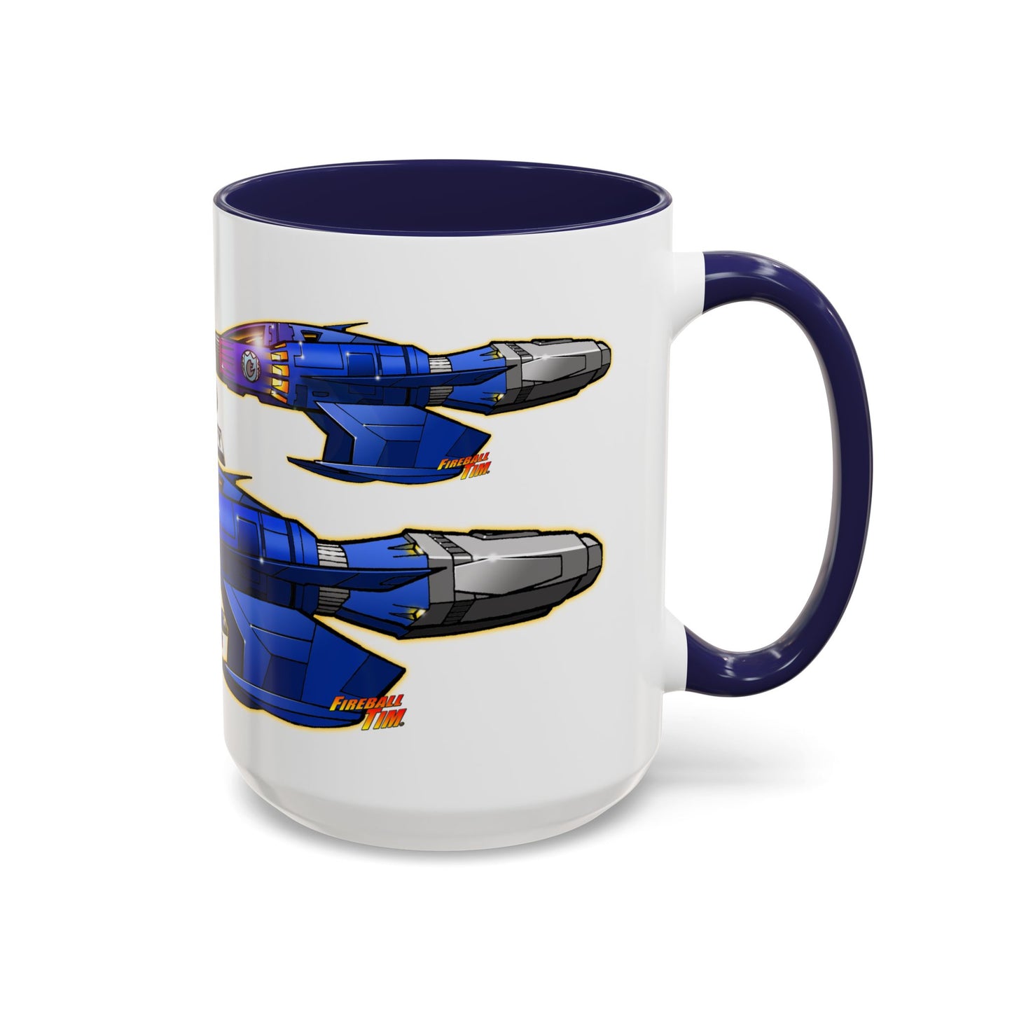 BUCK ROGERS Hot Rod Starfighter Spaceship Collectible Coffee Mug - 2 Sizes