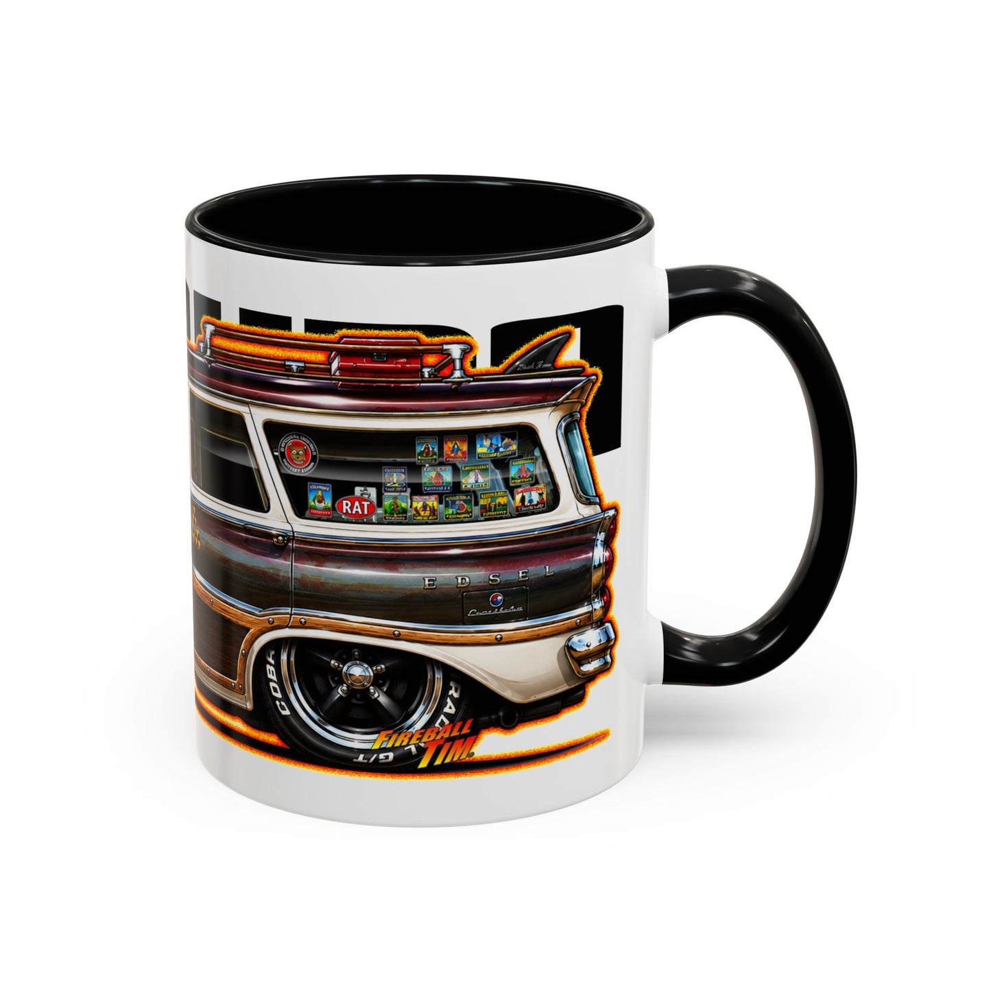 EDSEL BERMUDA 1958 Custom Station Wagon Collectible Art Coffee Mug - 2 Sizes