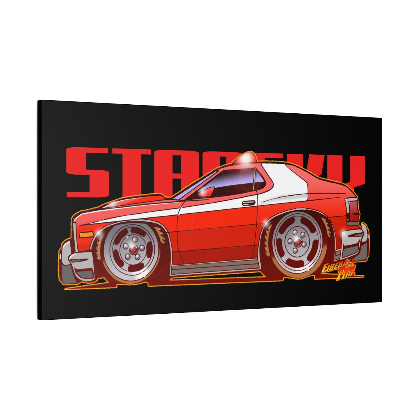 STARSKY Torino Fireball Canvas Art Print - 11x14