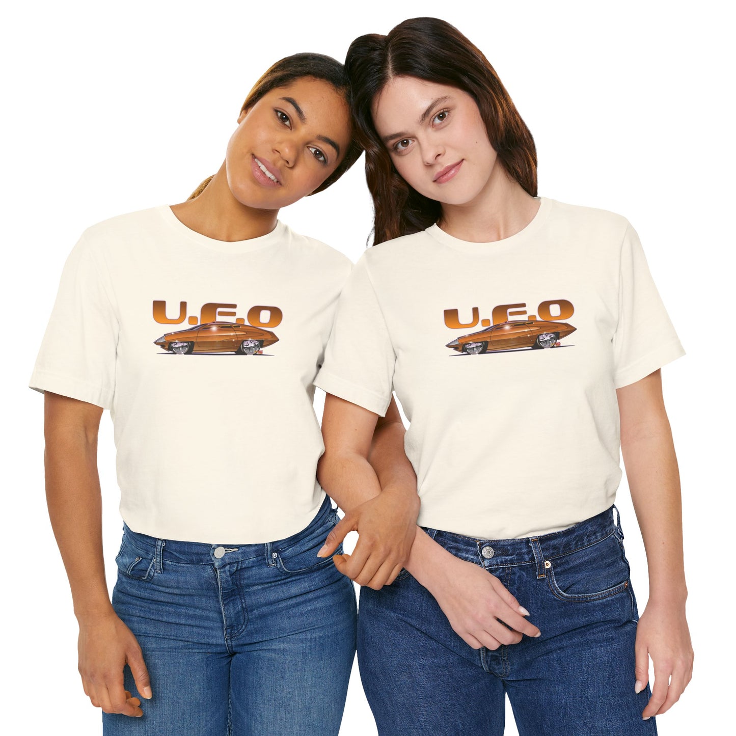 UFO ED STRAKER CAR TV Car Concept Art Short Sleeve Tee 12 Colors