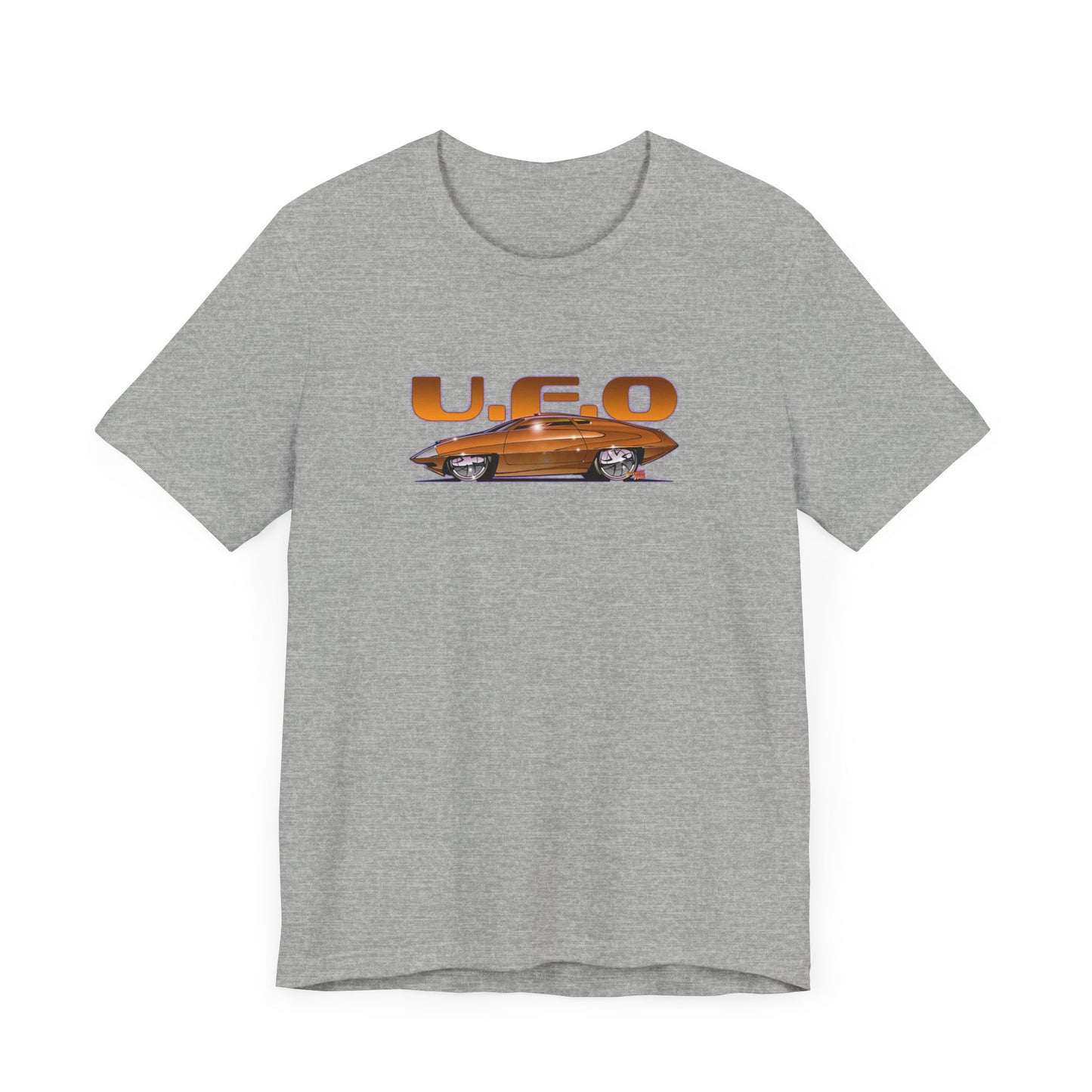 UFO ED STRAKER CAR TV Car Concept Art Short Sleeve Tee 12 Colors