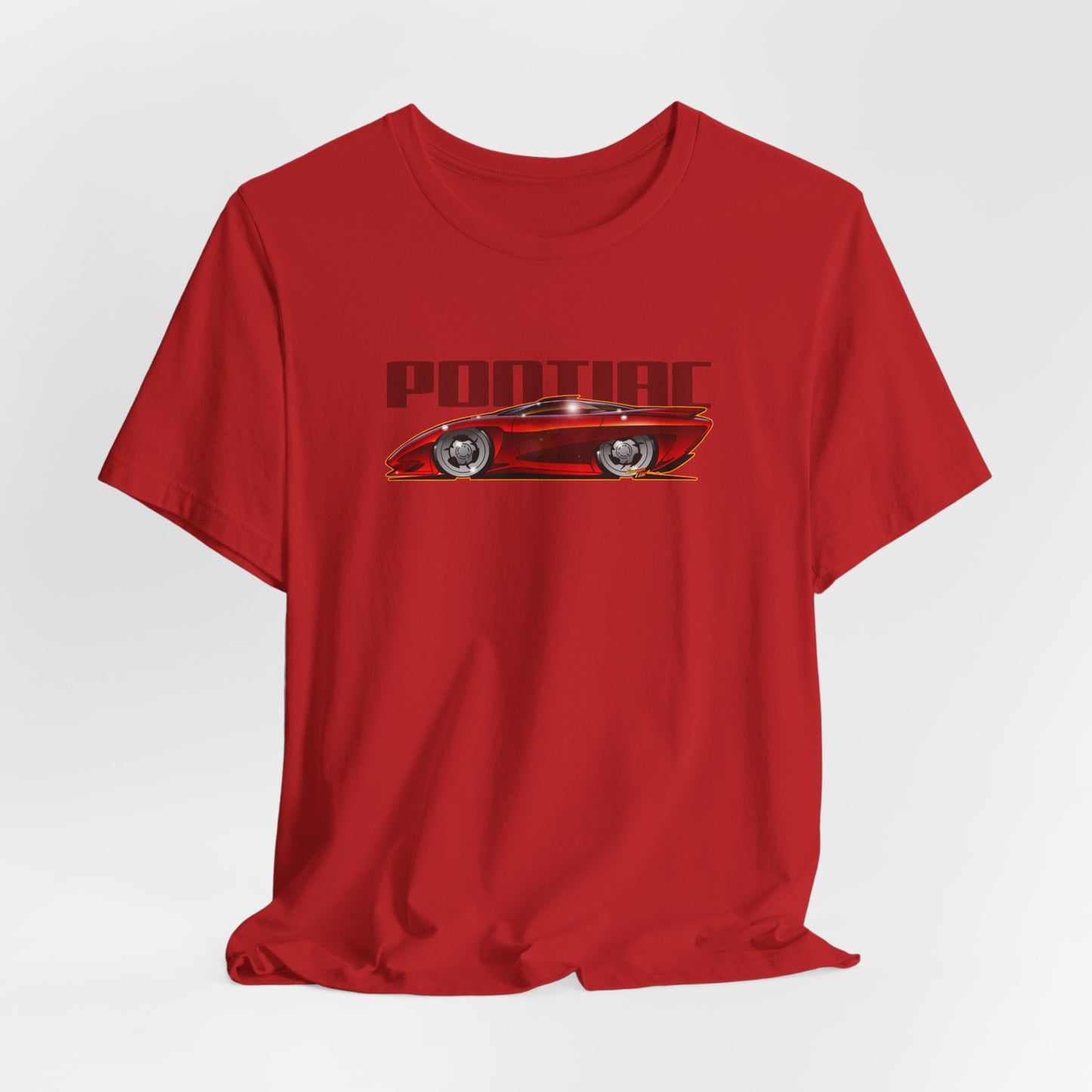 PONTIAC BANSHEE Concept Car Collectible Fireball Art Tee Shirt