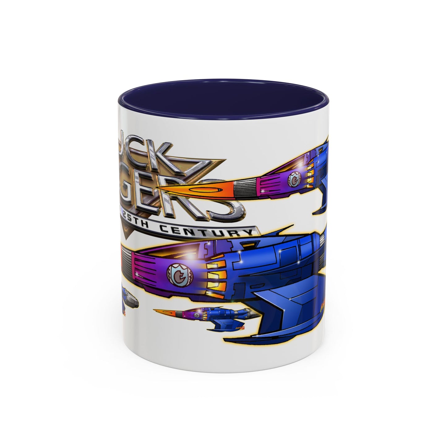 BUCK ROGERS Hot Rod Starfighter Spaceship Collectible Coffee Mug - 2 Sizes