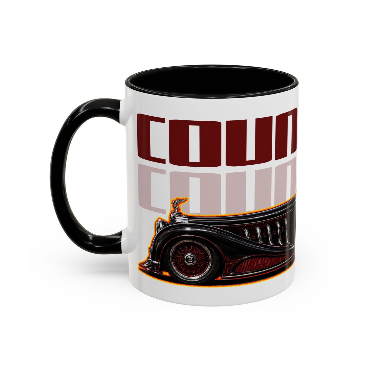 MONSTER MACHINES Vampiress Countessa Halloween Collectible Fireball Art Coffee Mug - 2 Sizes