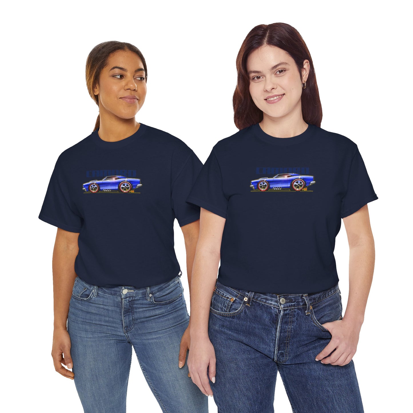 HOT WHEELS CAMARO Custom Collectible Fireball Art Heavy Cotton Tee 12 Colors
