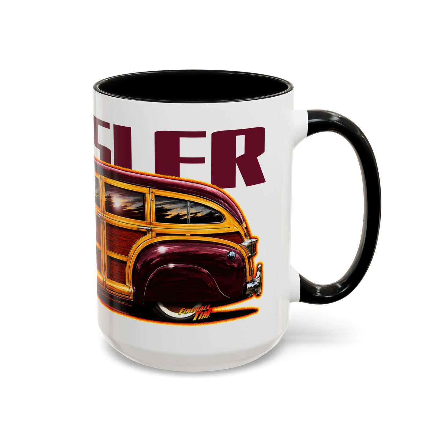 CHRYSLER TOWN & COUNTRY 1942 Collectible Fireball Art Coffee Mug - 2 Sizes