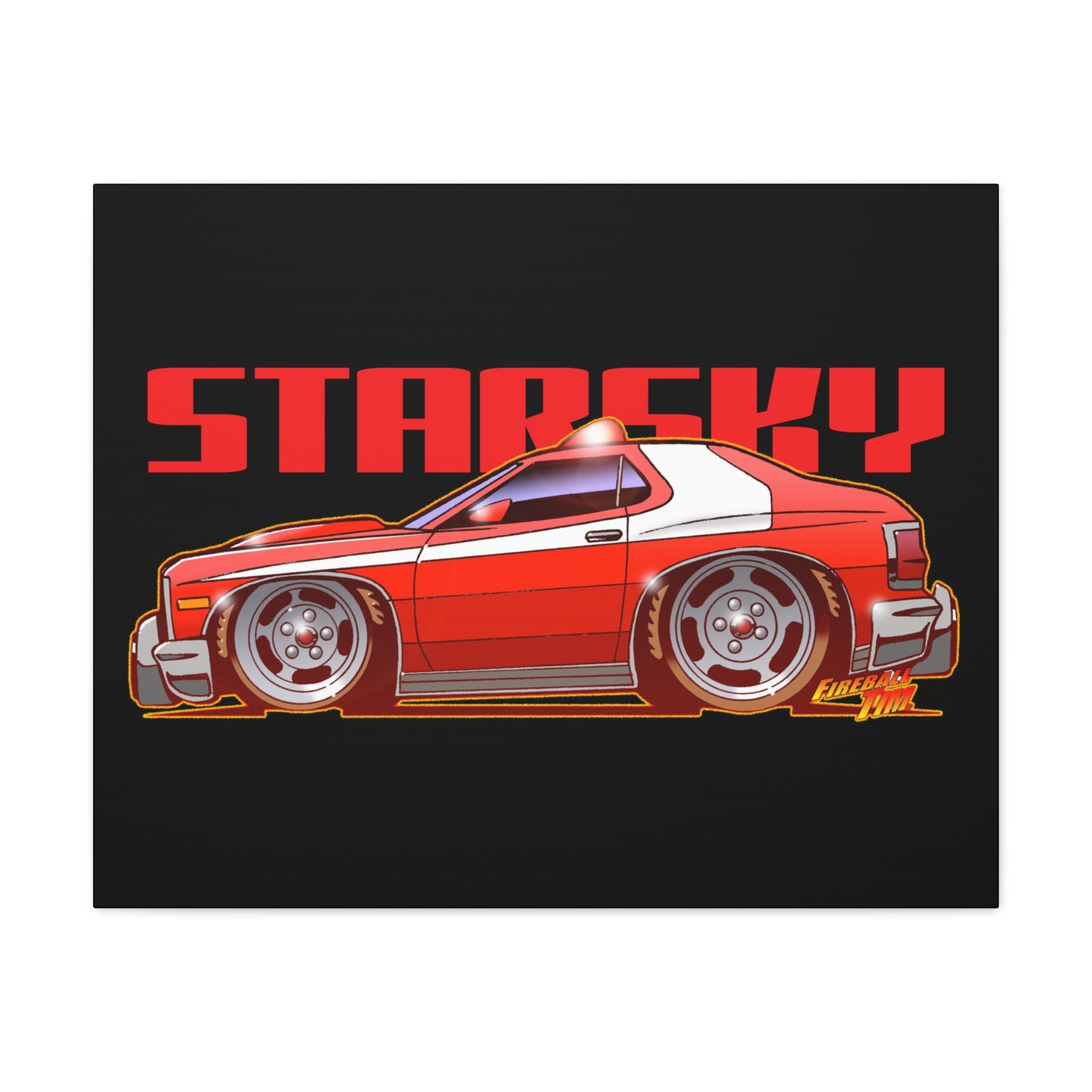STARSKY Torino Fireball Canvas Art Print - 11x14