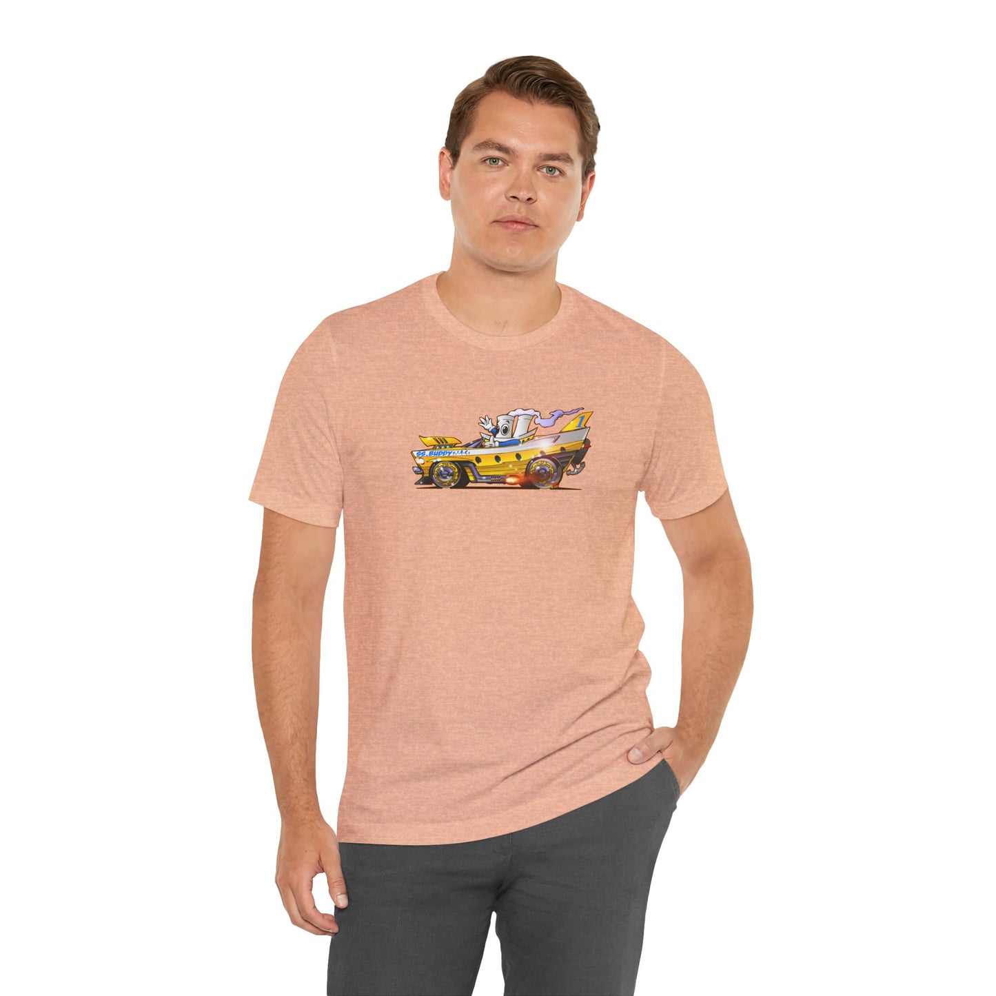 BUDDY CRUISE BUDDYMOBILE Custom Car Art Short Sleeve Tee in 17 Colors