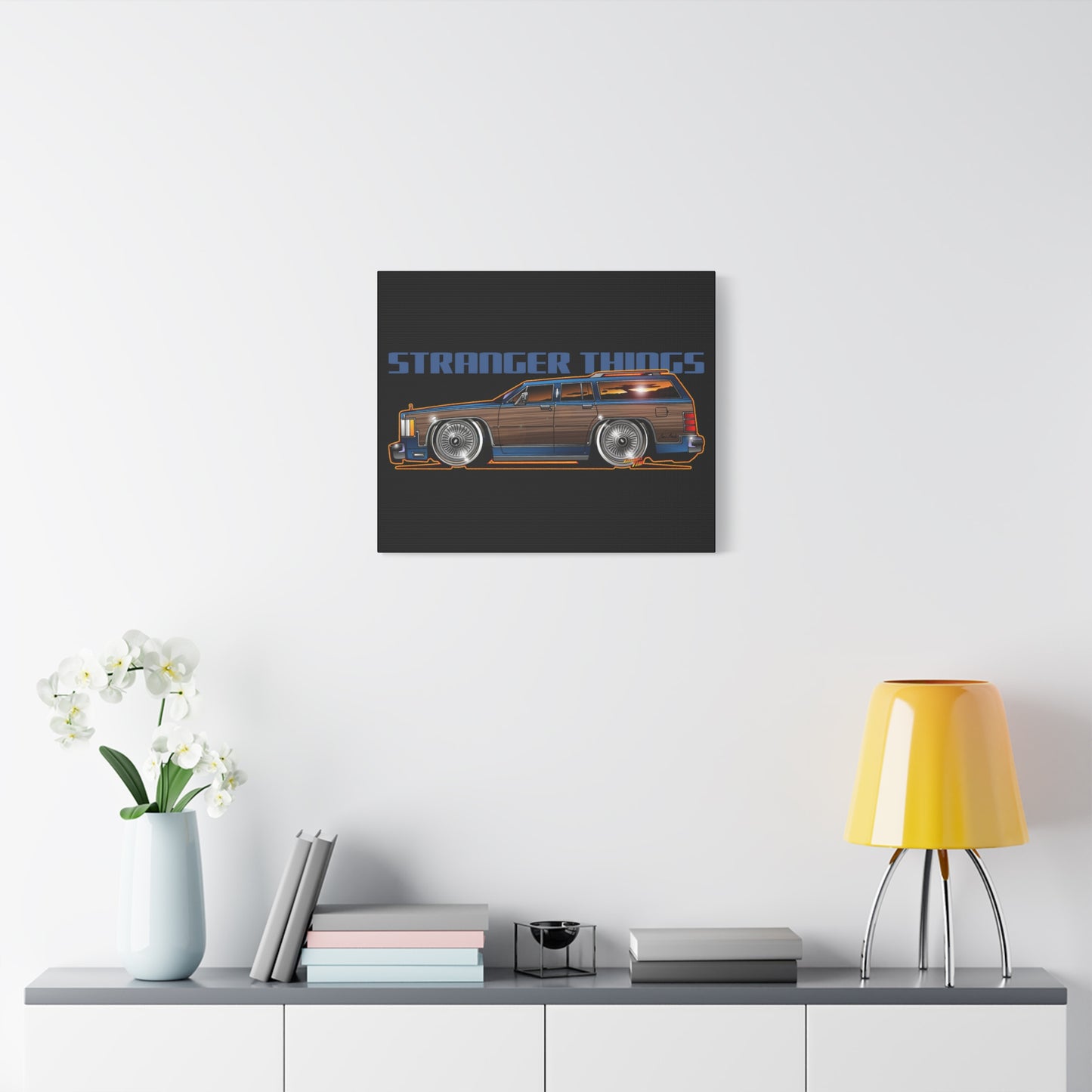 STRANGER THINGS Mercury Colony Park Wagon Collectible Canvas Art Wall Print - Multiple Sizes