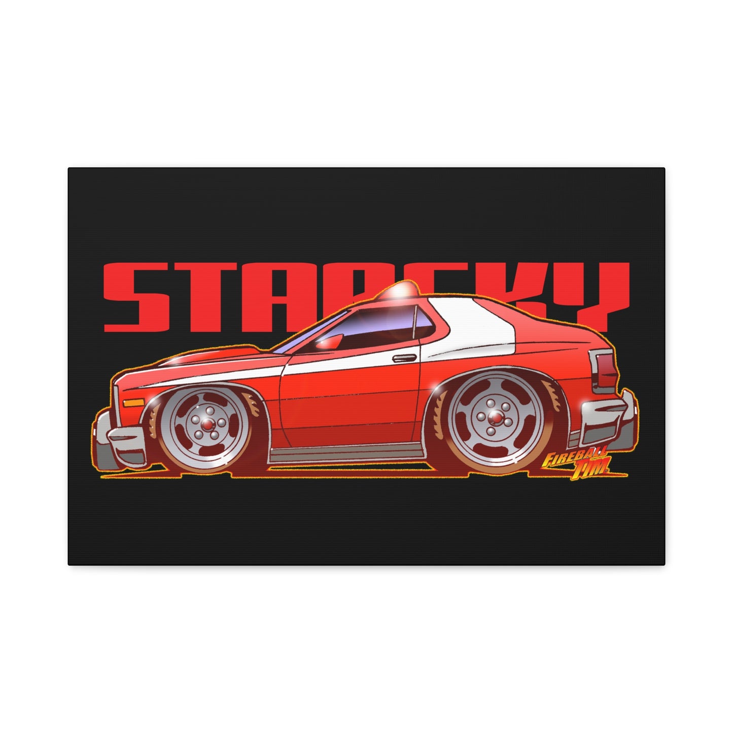 STARSKY Torino Fireball Canvas Art Print - 11x14