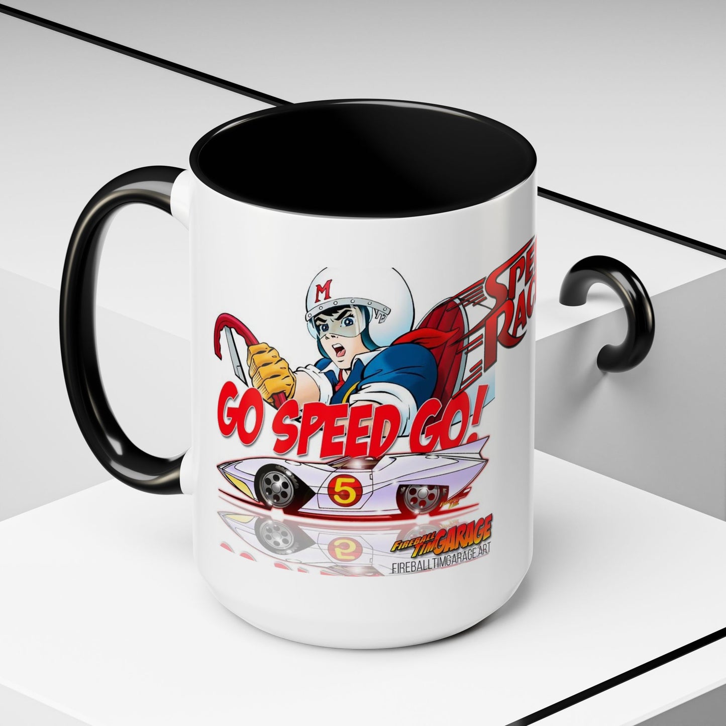 SPEED RACER Cartoon TV Show Garage Coffee Mug 2 Sizes