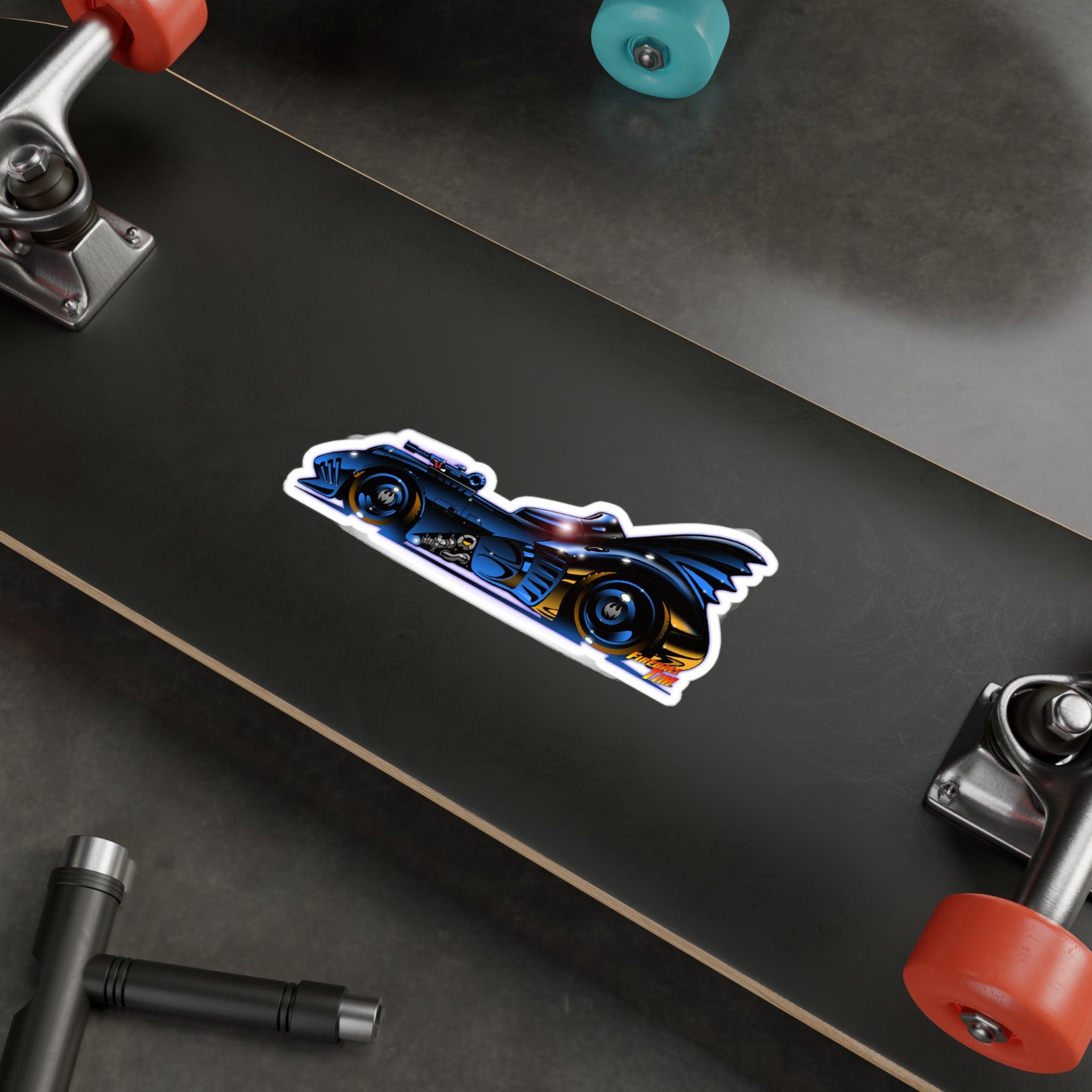BATMOBILE 1989 BATMAN Stickers in 4 Sizes – Fireball Tim Garage