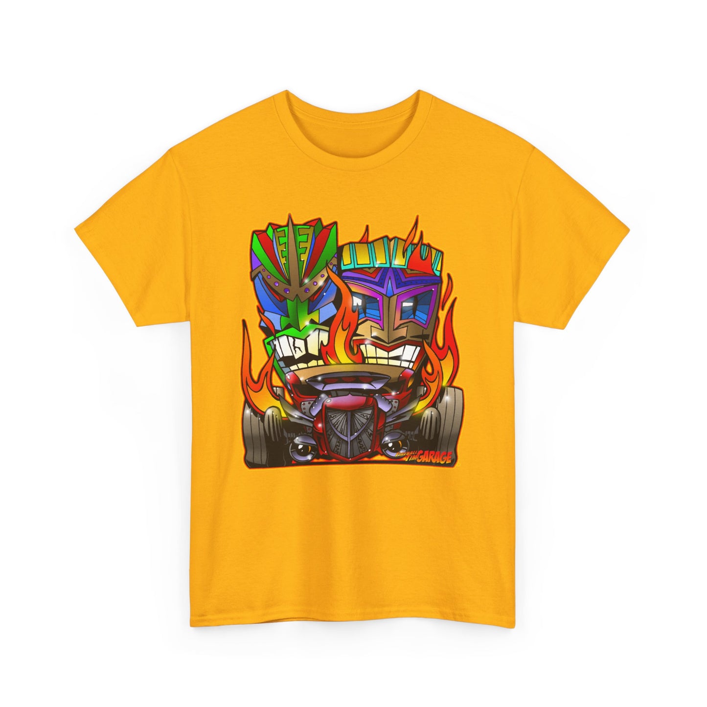 HOT ROD TIKIS Concept Art Tiki Unisex Heavy Cotton Tee 13 Colors