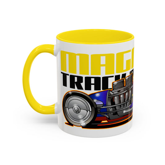 MAGNUSON Track Roadster Hot Rod Fireball Art Coffee Mug - 2 Sizes