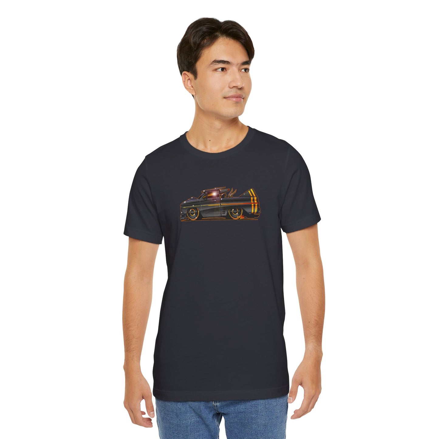 CHEVROLET C10 1960 Stinger Pickup Truck Concept Art Custom Short Sleeve Tee 8 Colors