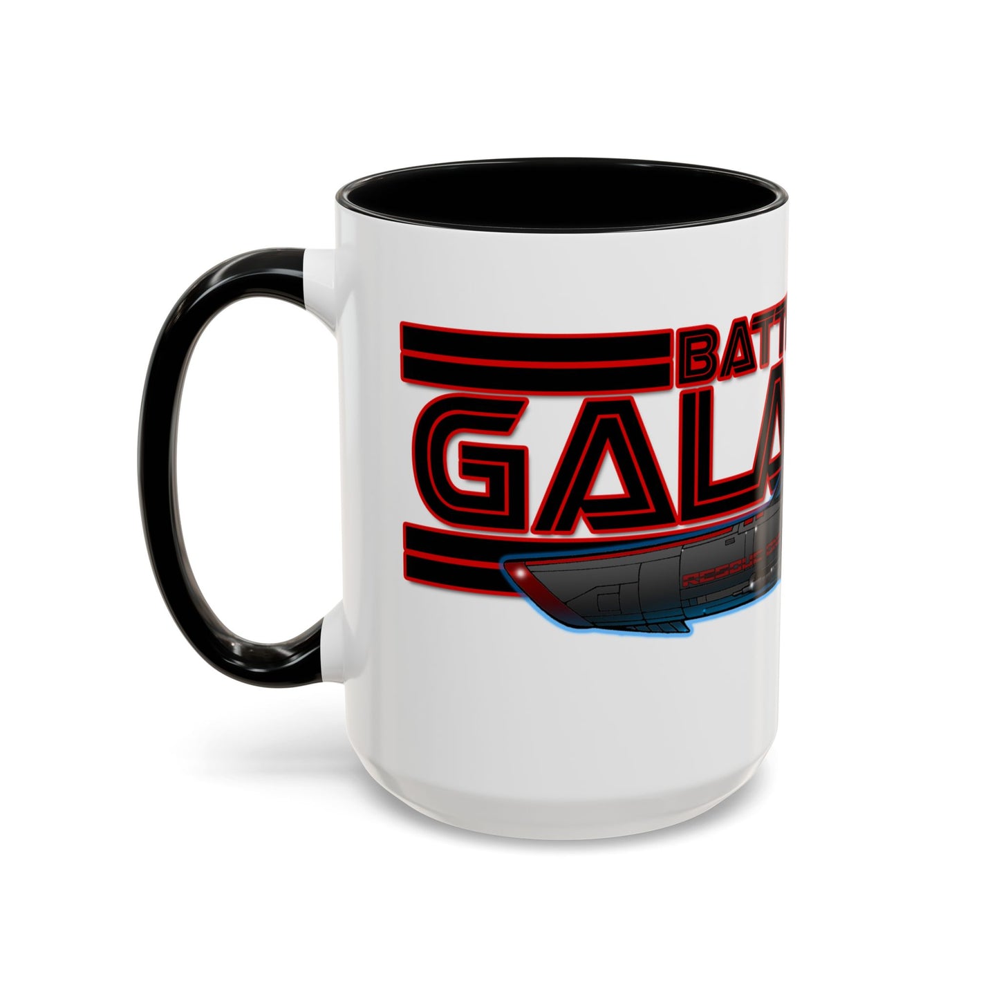 BATTLESTAR GALACTICA Colonial Viper Concept Art Logo Coffee Mug 2 Sizes