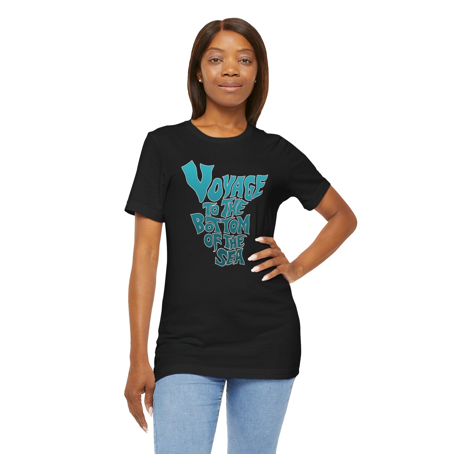 VOYAGE TO THE BOTTOM OF THE SEA Unisex Short Sleeve Tee 8 Colors