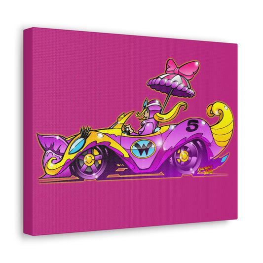 PENELOPE PITSTOP Wacky Races Compact Pussycat Cartoon Car Canvas Art Print 11x14