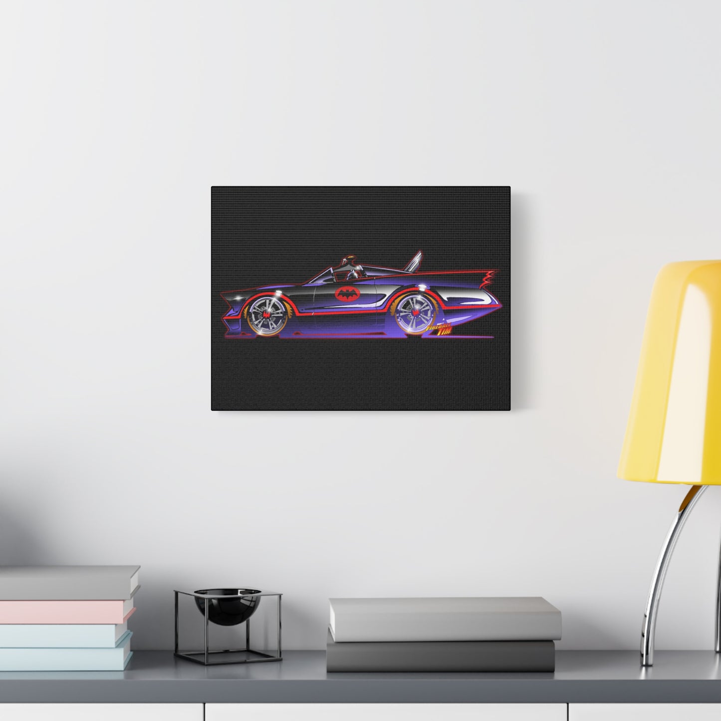 BATMOBILE 1966 BATMAN TV Car Canvas Art Print 11x14