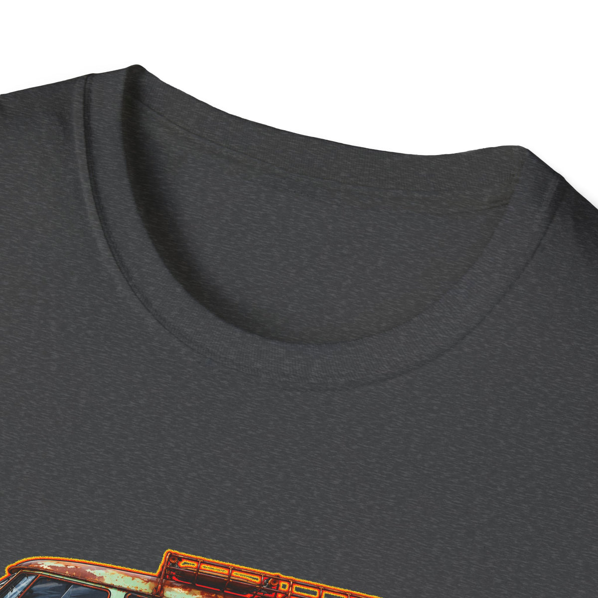 KUSTOM VW VOLKSWAGEN BUS Collectible Fireball Art TeeShirt