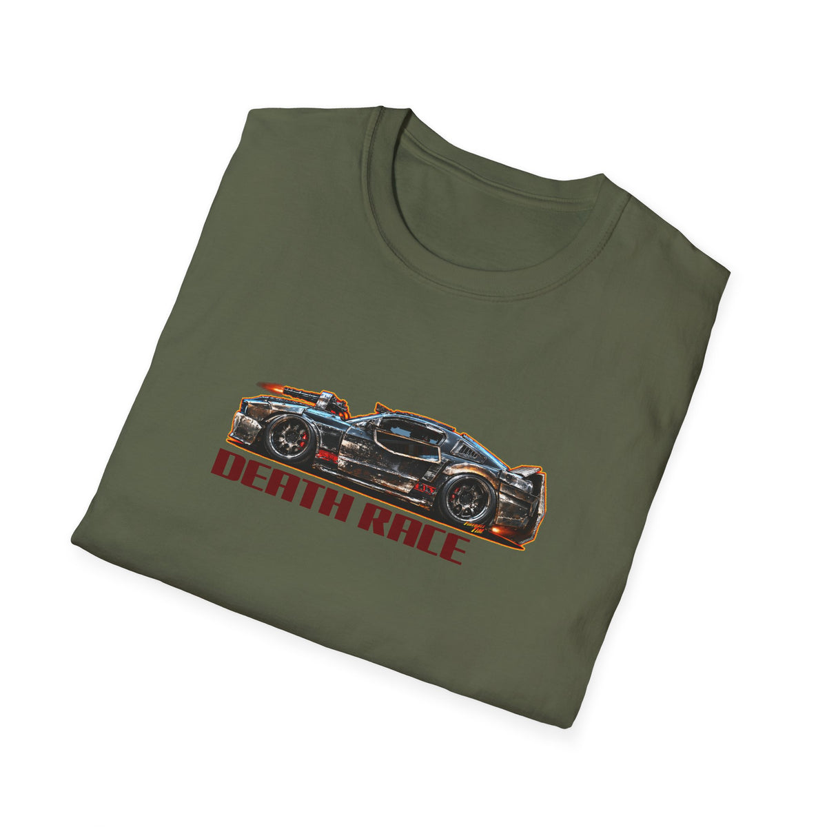 DEATH RACE MUSTANG Collectible Fireball Art TeeShirt