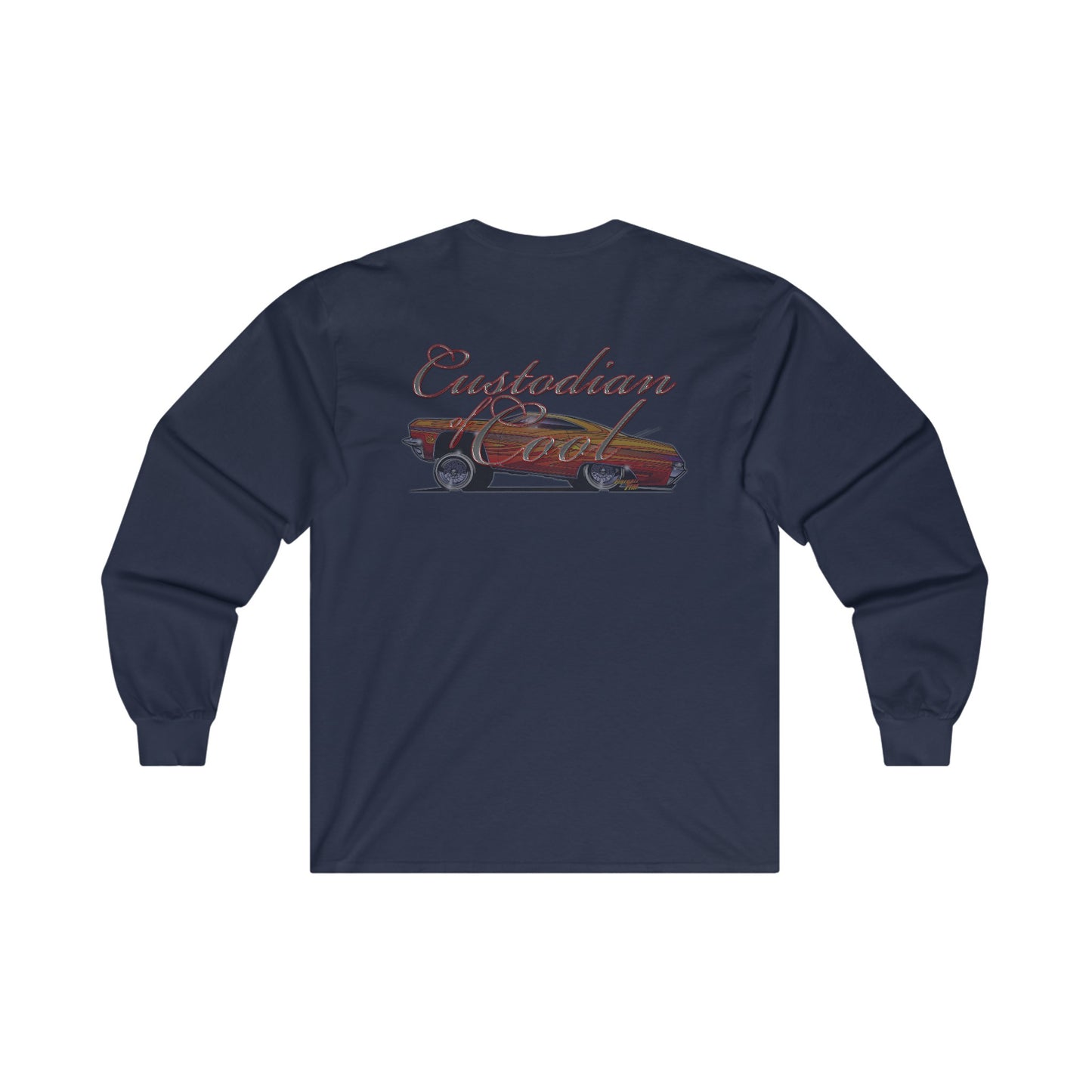 Lowrider CUSTODIAN OF COOL Fireball Tim Cotton Long Sleeve Tee 11 Colors