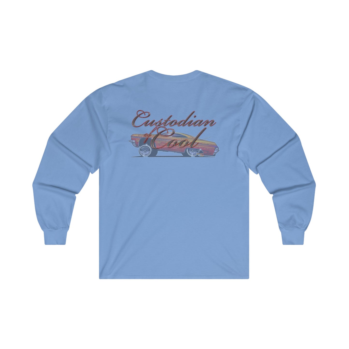 Lowrider CUSTODIAN OF COOL Fireball Tim Cotton Long Sleeve Tee 11 Colors