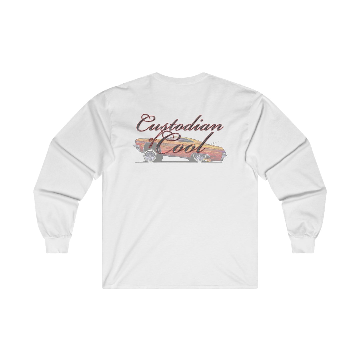 Lowrider CUSTODIAN OF COOL Fireball Tim Cotton Long Sleeve Tee 11 Colors