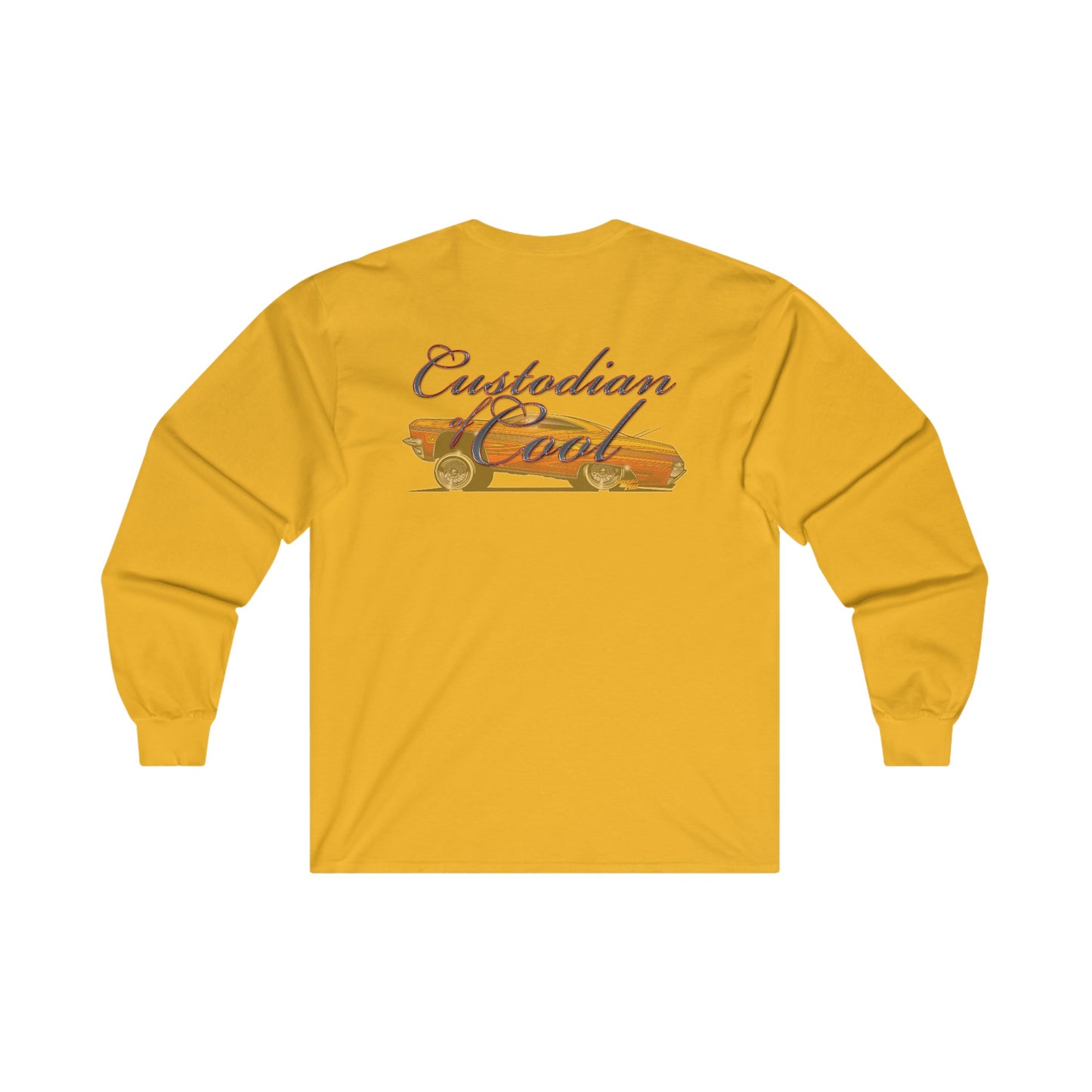 Lowrider CUSTODIAN OF COOL Fireball Tim Cotton Long Sleeve Tee 11 Colors