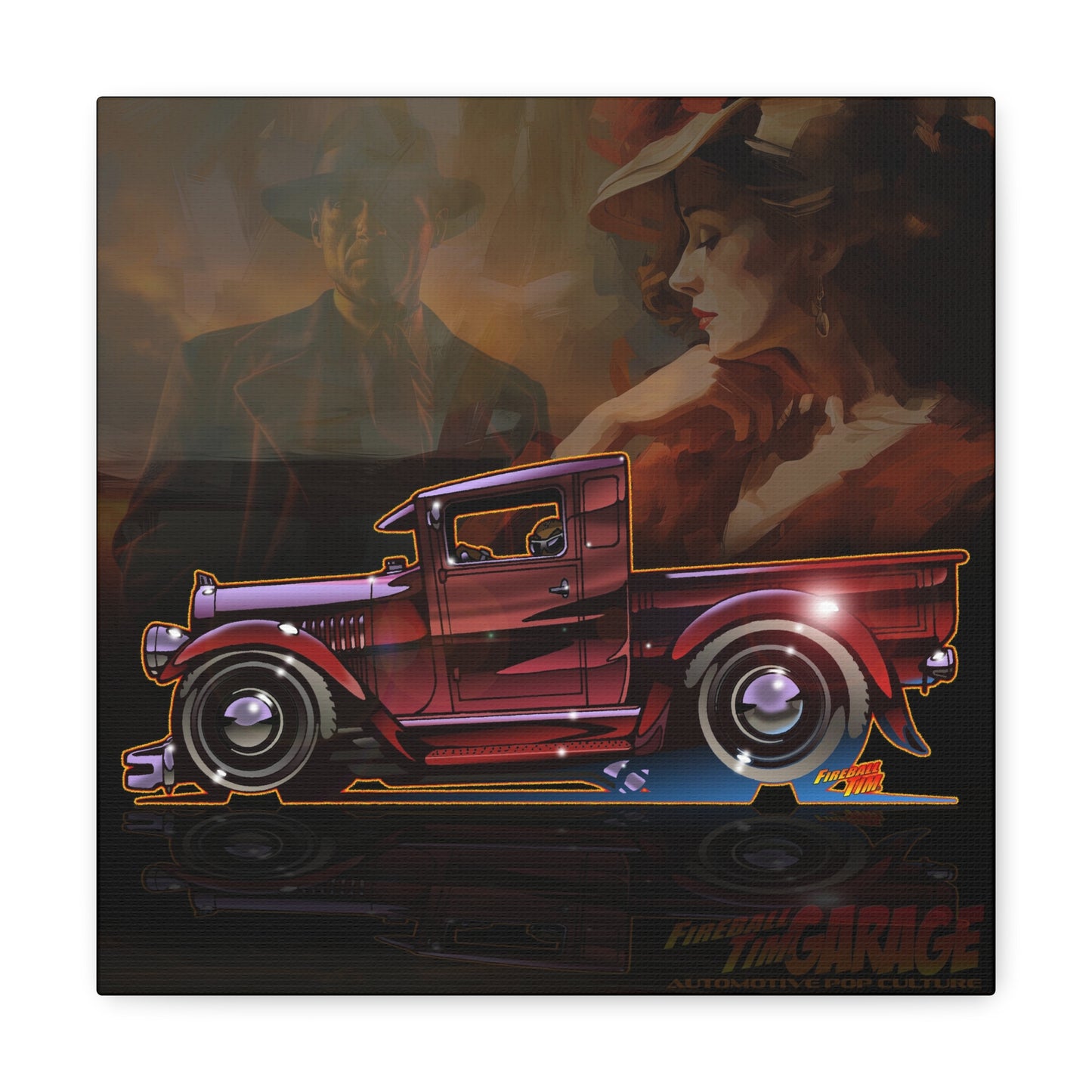 FORD PICKUP CUSTOM TRUCK 1929 Concept Art Canvas MASTERPRINT 3 Sizes