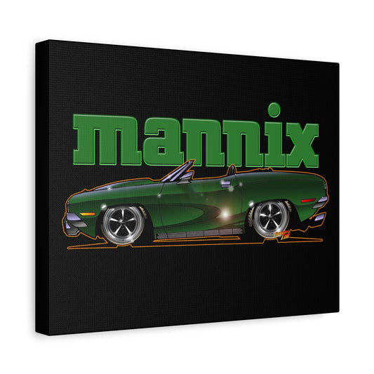 MANNIX PLYMOUTH BARRACUDA Canvas Fireball Art Wall Print - 11x14