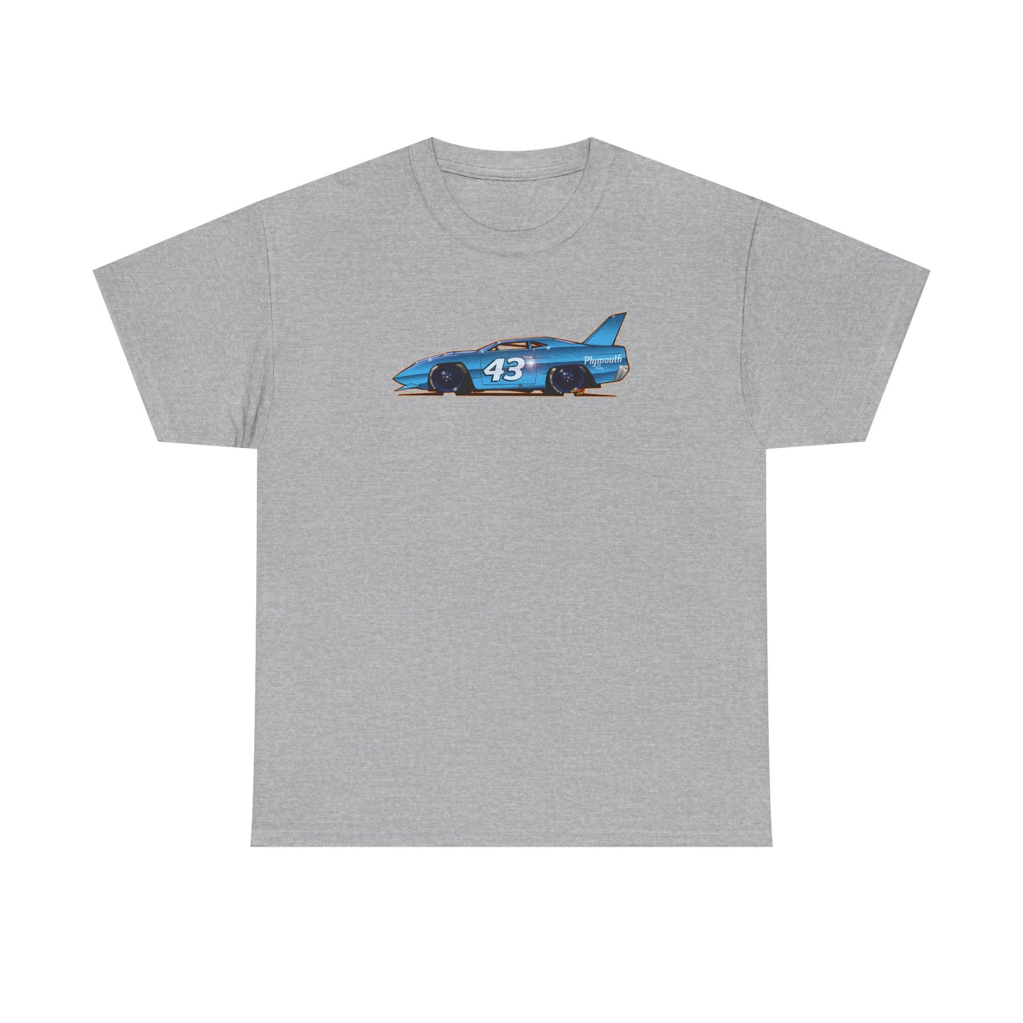 NASCAR Richard Petty 43 Plymouth Collectible Unisex Heavy Cotton Tee 8 Colors