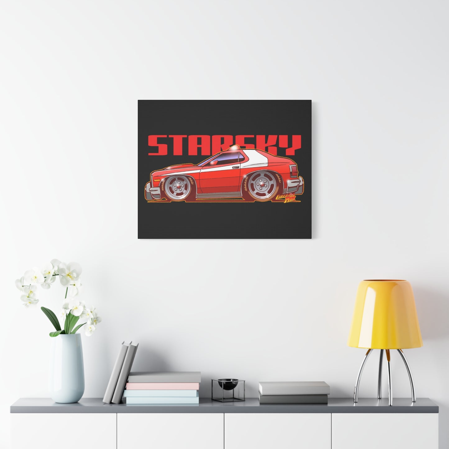 STARSKY Torino Fireball Canvas Art Print - 11x14