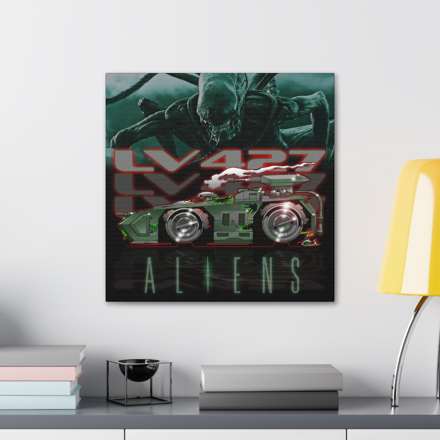 ALIENS Movie LV427 Movie Car Concept Art Canvas MASTERPRINT 2 Sizes