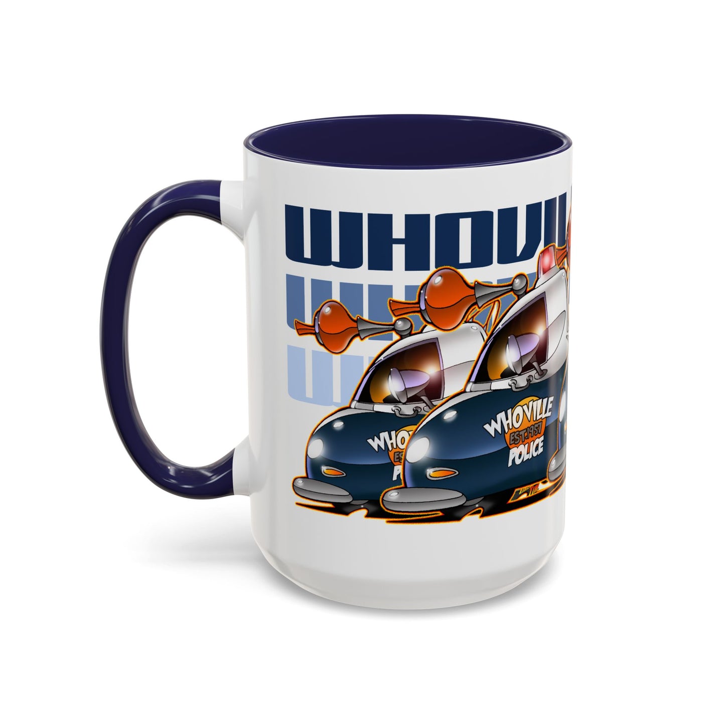 THE GRINCH WHOVILLE POLICE CAR Collectible Vintage Mug - 2 Sizes