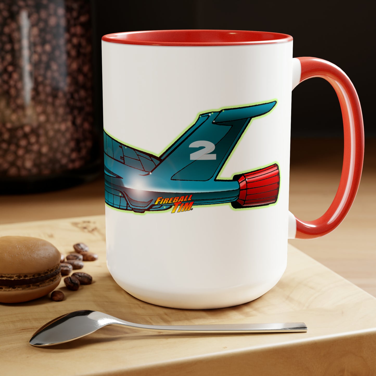 THUNDERBIRD 2 Spaceship Coffee Mug 15oz