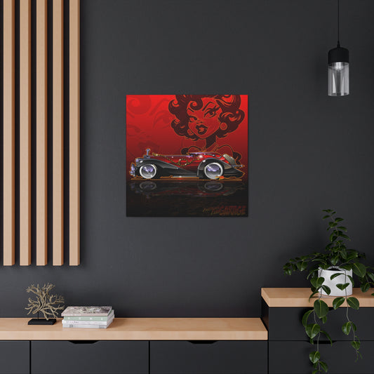 CRUELLA deVILLE 1974 Panther DeVille Concept Art Canvas MASTERPRINT 3 Sizes