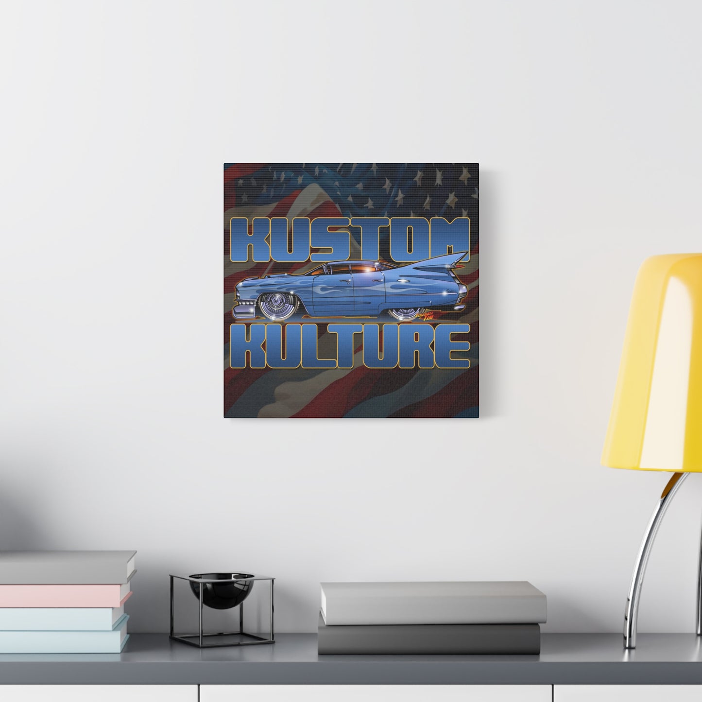 CADILLAC KUSTOM CULTURE 1959 Collectible Canvas Art Print