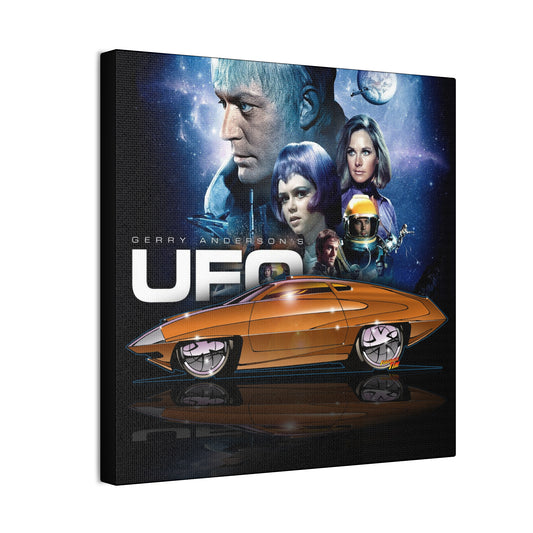 UFO ED STRAKER Scifi TV Car Canvas Art Print - 12x12